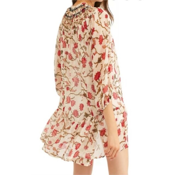 Free People Keeping Up with Kara Tunic Ivory Med - Picture 2 of 11